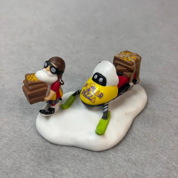 Department 56 North Pole Village Polar Pizza, Never Cold Retired 804460 EUC - Picture 1 of 7